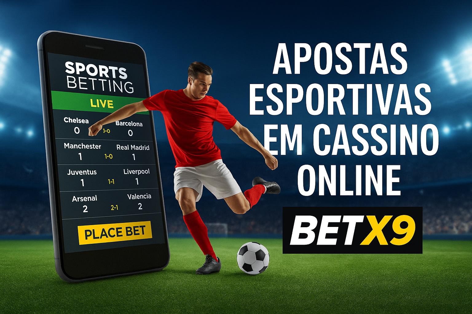 Aposte em apostas esportivas no cassino online BETX9  