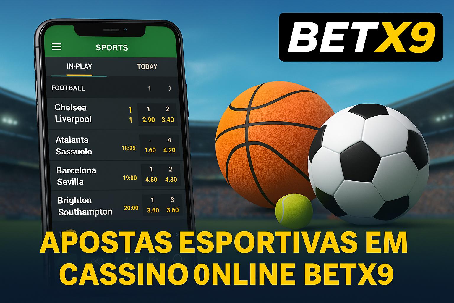 Apostas esportivas no cassino online BETX9  